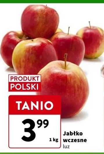 Jabłka polskie wczesne promocja