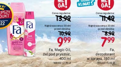 Żel pod prysznic pink jasmine Fa magic oil promocja