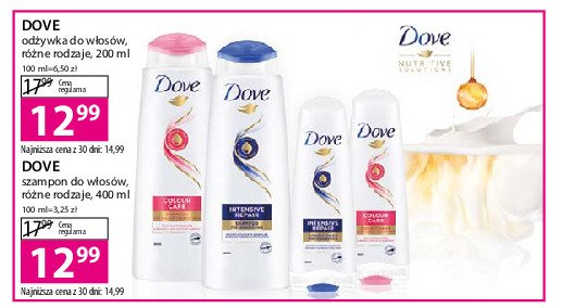 Odźywka do włosów Dove color care promocja