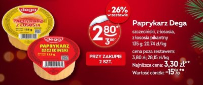 Paprykarz Dega szczeciński, z łososia, z łososia pikantny promocja w Żabka