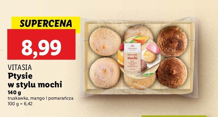 Ptysie a'la mochi Vitasia japan promocja w Lidl