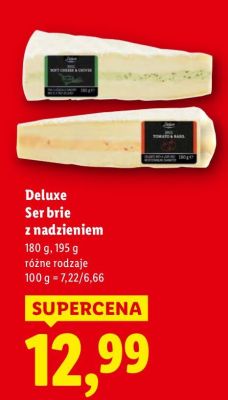 Ser brie z nadzieniem, różne rodzaje promocja w Lidl