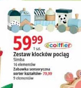 Zestaw klock贸w poci膮g 16 el. ECOIFFIER promocja