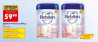 Mleko modyfikowane Profutura 2 promocja w Biedronka