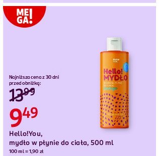 Mydło w płynie do ciała mango HELLO!YOU promocja
