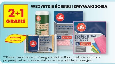 Ścierki i zmywaki Zosia promocja w Biedronka
