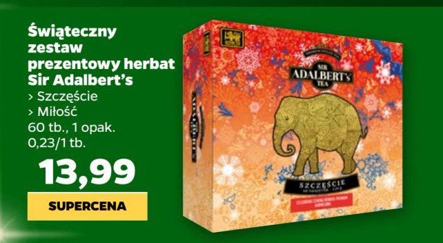 Herbata miłość Sir adalbert's tea promocja w Netto