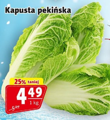 Kapusta Kapusta pekińska promocja w Prim Market