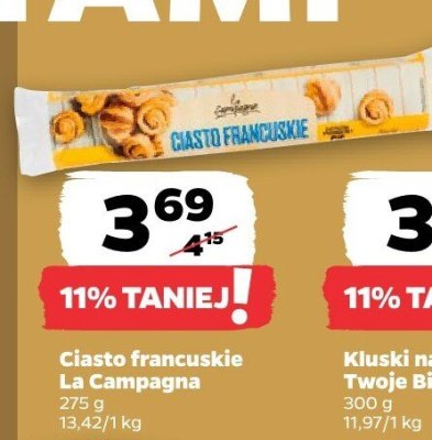 Ciasto francuskie promocja w Netto