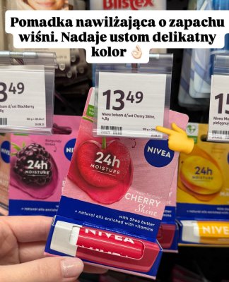Balsam do ust Cherry Shine promocja w Rossmann
