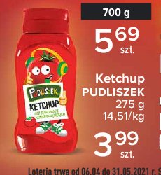 Ketchup dla dzieci Pudliszki promocja