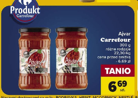 Ajvar łagodny Carrefour promocja