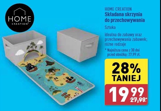 Skrzynia składana Home creation promocja