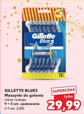 Maszynki do golenia BLUE3 różne rodzaje 9 + 3 szt.  promocja w Kaufland