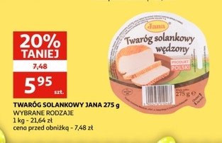 Twaróg solankowy wędzony Jana promocja
