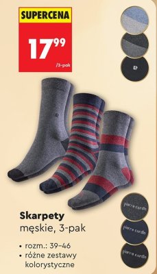 Skarpety męskie, 3-pak promocja w Biedronka