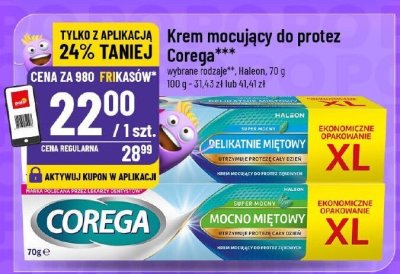 Krem mocujący do protez Corega promocja w POLOmarket
