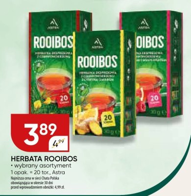Herbata Rooibos Astra promocja w Chata Polska