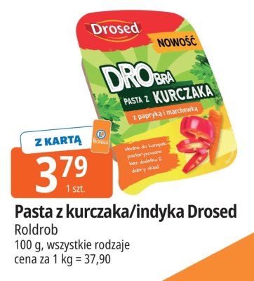 Pasta z kurczaka Drosed Roldrob promocja w Leclerc
