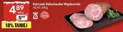 Karczek Szlachecka Wędzarnia 100g promocja w Delikatesy Centrum