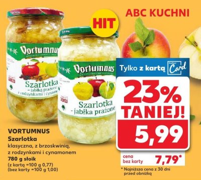 Jabłka prażone - szarlotka klasyczna 780 g promocja w Kaufland