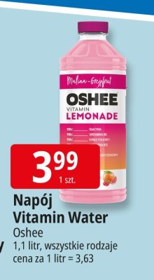 Napój Vitamin Water Oshee promocja w Leclerc