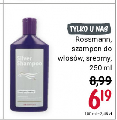 Szampon do siwych włosów Rossmann Rossmann promocja