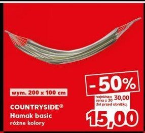 Hamak 200 x 100 cm K-classic countryside promocja