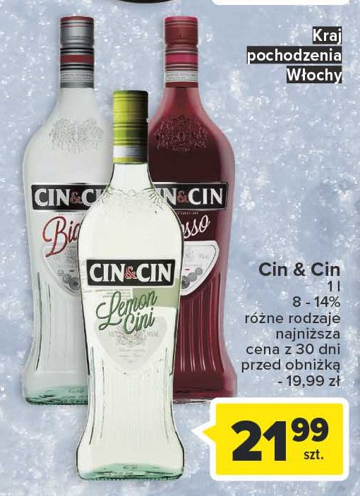 Vermouth Cin&cin lemoncini promocja