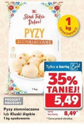 Pyzy ziemniaczane K-classic stąd takie dobre! promocja