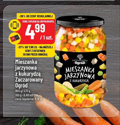 Mieszanka jarzynowa z kukurydzą Zaczarowany ogród promocja