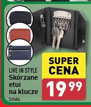 Etui na klucze Live in style promocja w Aldi