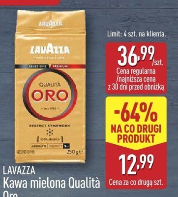 Kawa mielona Qualità Oro 250 g promocja w Aldi