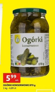 Og贸rki konserwowe Podniesiony kciuk promocja