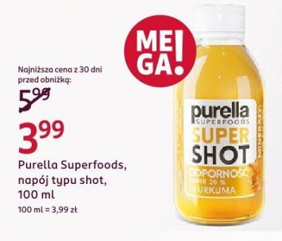 Napój typu shot, 100 ml promocja w Rossmann