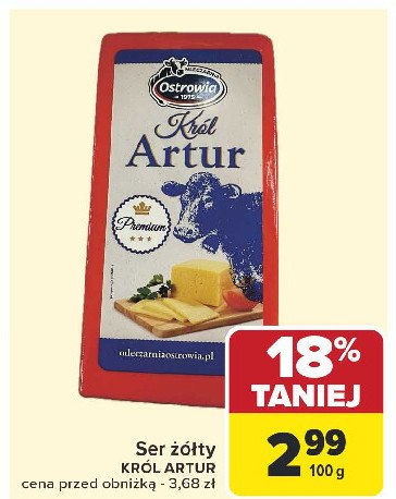 Ser król artur Ostrowia promocja w Carrefour