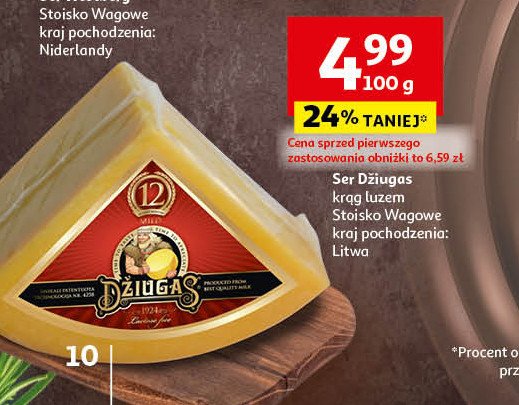 Ser dziugas promocja w Auchan