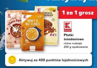 Płatki śniadaniowe różne rodzaje promocja w Kaufland
