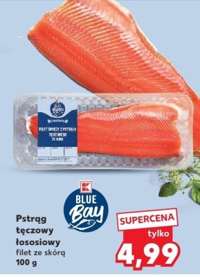 Pstrąg tęczowy łososiowy filet ze skórą promocja w Kaufland