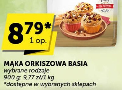Mąka orkiszowa Basia promocja w Groszek