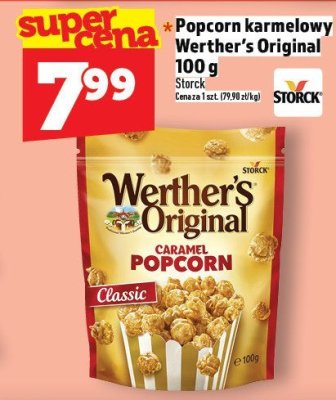Popcorn karmelowy Werther's Original promocja w TOPAZ