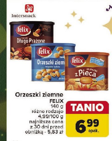 Orzeszki z pieca z solą Felix orzeszki promocja