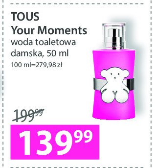 Woda toaletowa Tous your moments promocja