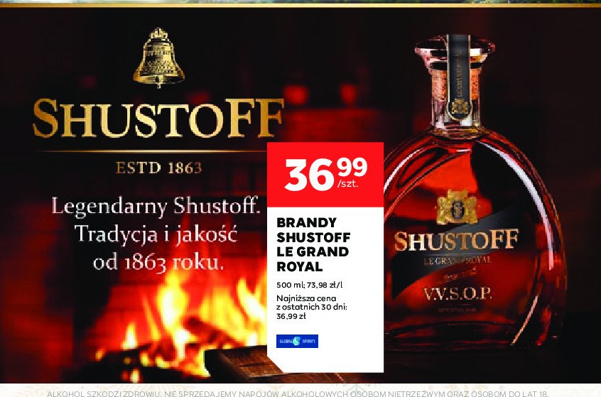 Brandy Shustoff v.v.s.o.p. promocja w Stokrotka