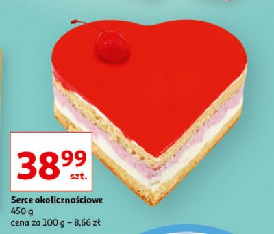 Ciasto serce okoliczno艣ciowe promocja