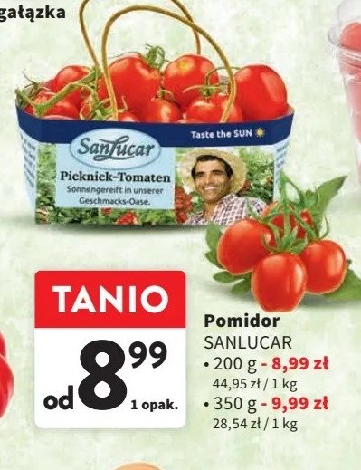 Pomidory cherry Sanlucar promocja