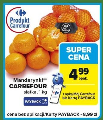 Mandarynki CARREFOUR siatka 1 kg promocja w Carrefour Express