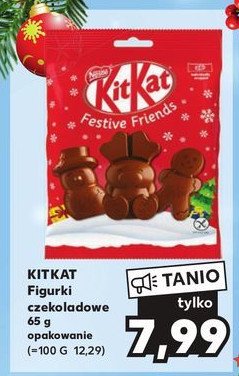 Figurki z czekolady świąteczne Kitkat promocja