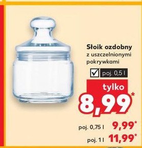 Słoik ozdobny 750 ml promocja