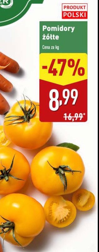 Pomidory żółte promocja w TOPAZ